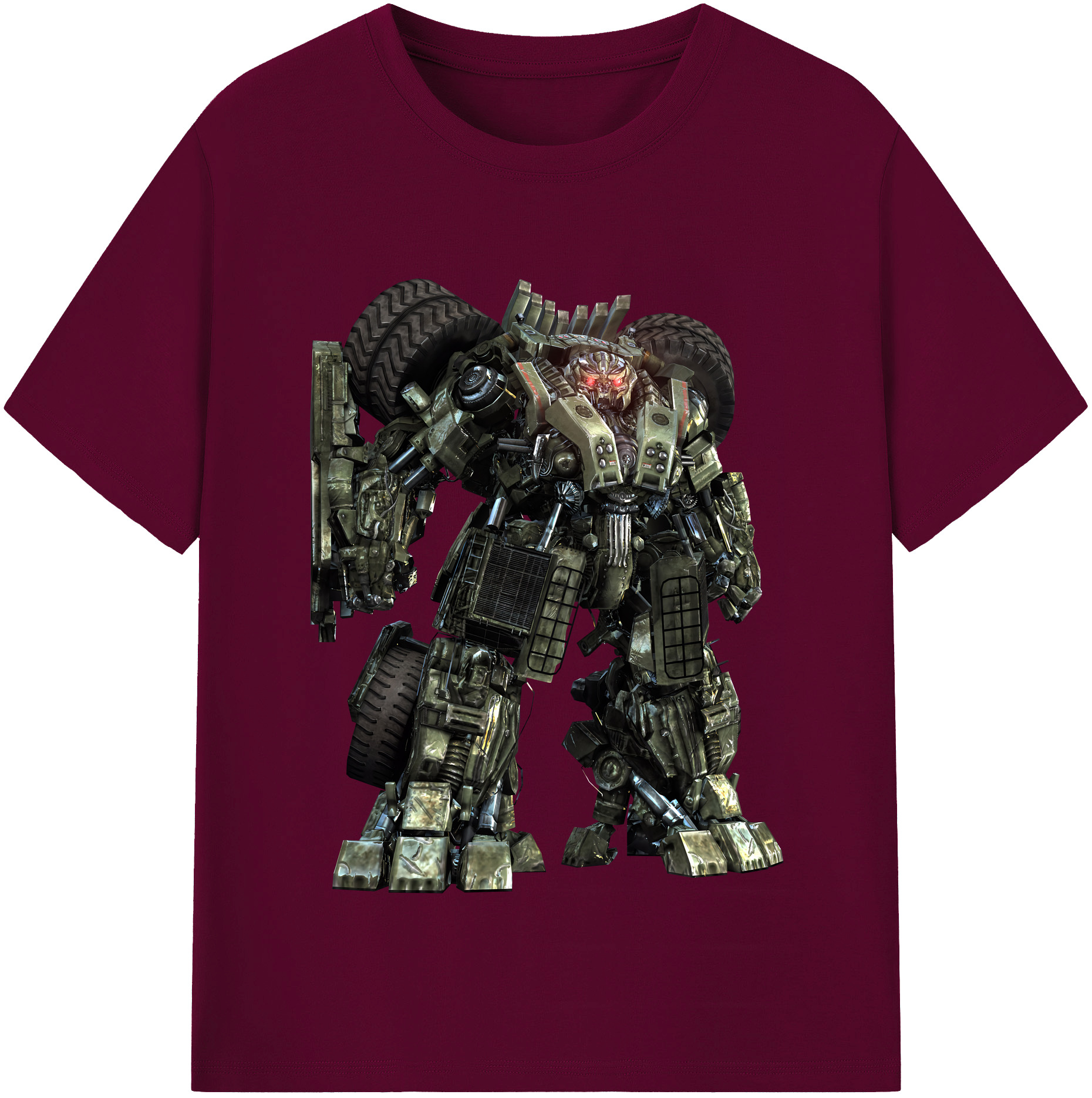 （画像用） Transformers トランスフォーマー レディースカジュアルプリントTシャツ（綿100％）